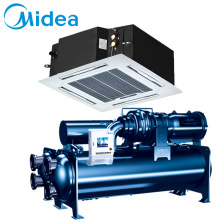 Midea 2-pipe 4-way cassette MKA-1500RA 22-240V 1500CFM Centrifugal fan industry ceiling air conditioner cassette